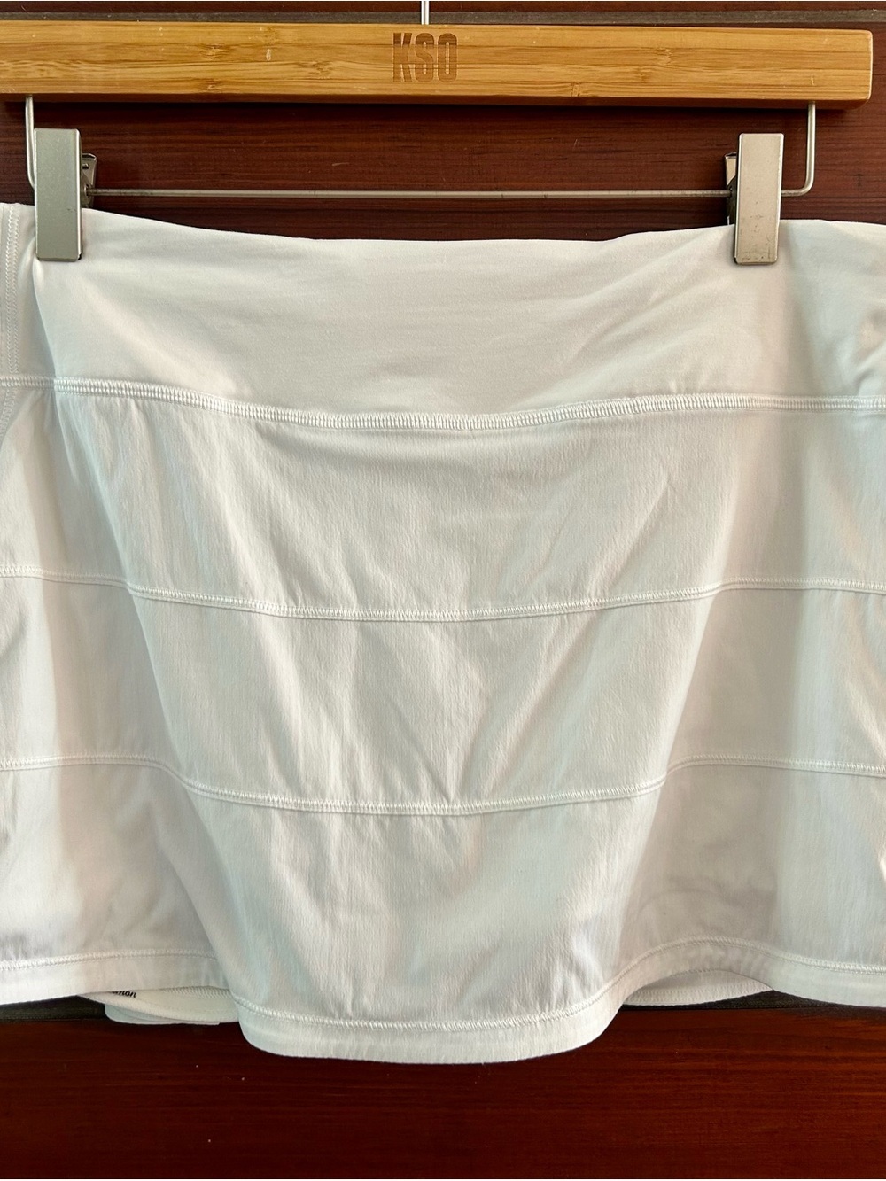 lululemon athletica Pace Rival Skirt🔥🔥New WithOUT Tags🔥🔥Regular in White Size 10 - Picture 9 of 11
